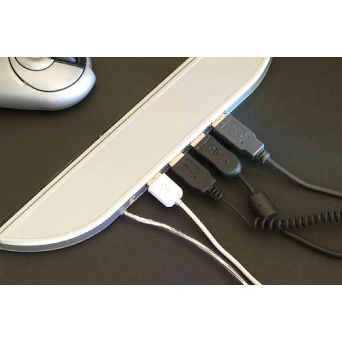 Mouse Pad cu Hub USB si iluminare